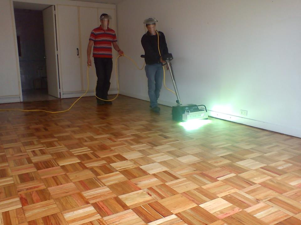 Fotocurado pisos de madera