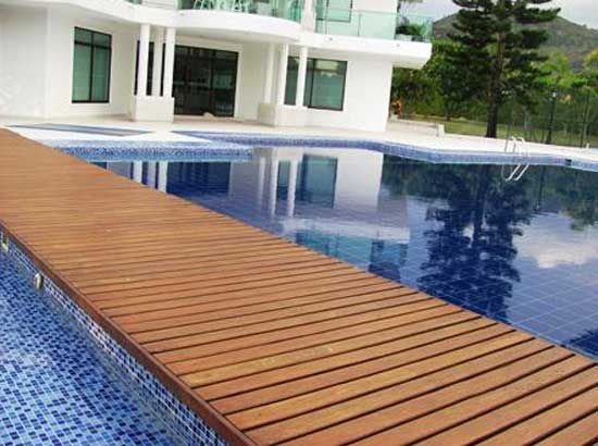 Piso deck instalado en Anapoima